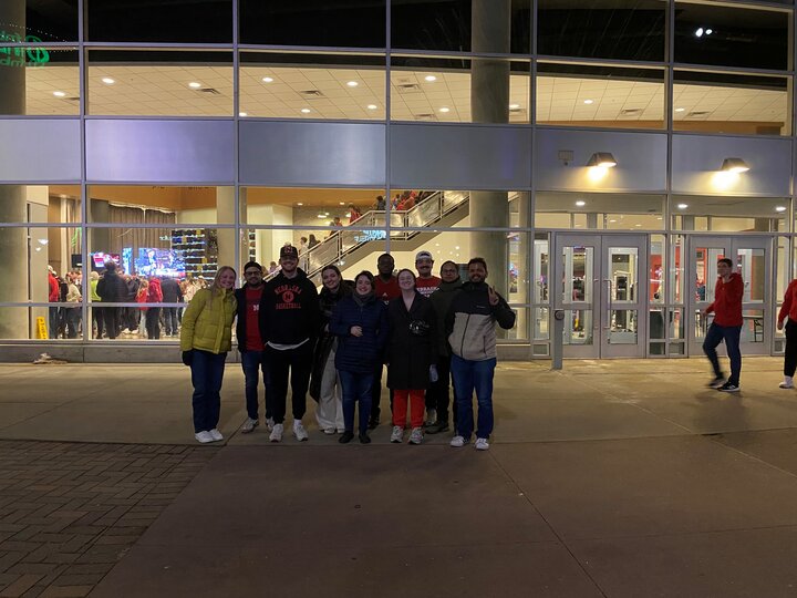 Husker Basket Ball Game 